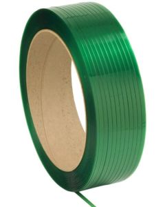 Reggia in PET - poliestere - 12.7 x 0.6 mm x 2500 m 406 mm diametro - Tarifs dégressifs