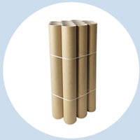 tubo in cartone avana